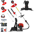 BU-KO 52cc sac à dos à long terme à longue portée Multi fonctionnelle Garden Garden: Strimmers and Brush Cutter, tronçon de prunelle