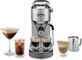 De'Longhi machine à café EC890.M, Dedica Duo Barista avec pompe, 15 cm de large, 2 expresso, expresso et infusion à froid, écran tactile, tasse