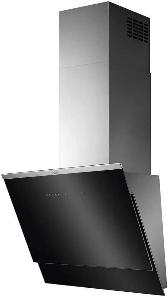 AEG hotte aspirante DVE5671HG, 54 dB, puissance 700 m3/h, tactile, connexion plaque, inox, décorative 60 cm, 3 niveaux de portence + intensive