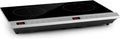 Klarstein plaque de cuisson, puissance 3000W, 90-650 °C, de cuisson infrarouge, Commande tactile, 2 zones de cuisson, MisterCook Duo, Minuterie