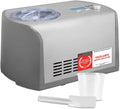 Compresseur, puissance 135W, et Fonction Réfrigérante, Acier Inox, TZS First Austria Sorbetière 1,2L, Machine à Glace pour Crème Glacé