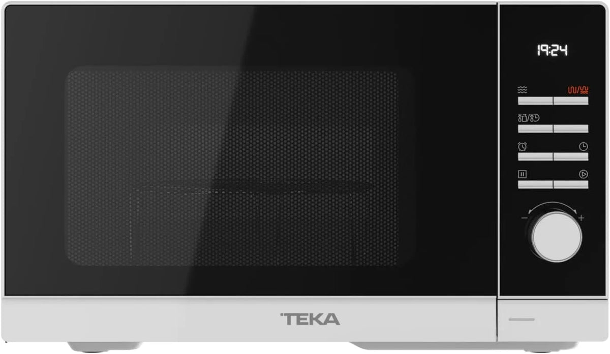 Four à micro-ondes FS25, four à avec gril 25 l, sortie 900 W, avec plaque tournante de 28,8 cm, 5 niveaux de puissance, finition blanche