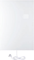Radiateur, Panneau Rayonnant Électrique en verre céramique WarmlyYours, Puissance 600 Watts, 60cm x 90cm, Chaleur Infrarouge, Montage Mural