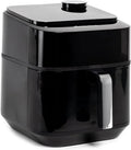 Friteuse à air chaud, Écran Digital et 8 Programmes Prédéfinis, Capacité 6,5L, Température Réglable 80°–200°C, Minuterie 60 Min, Double Résistance