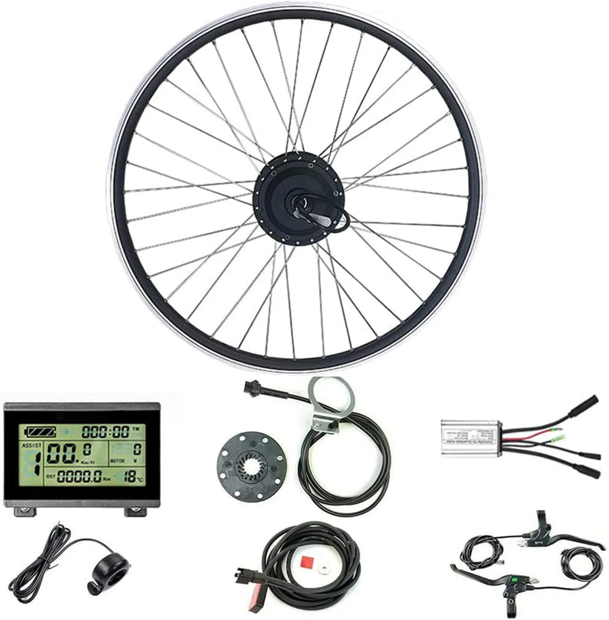 Vélo électrique V/48 700C, Kit de Conversion de étanche 36 V, 20', 24', 26', 27,5', 28', 29', modèle V