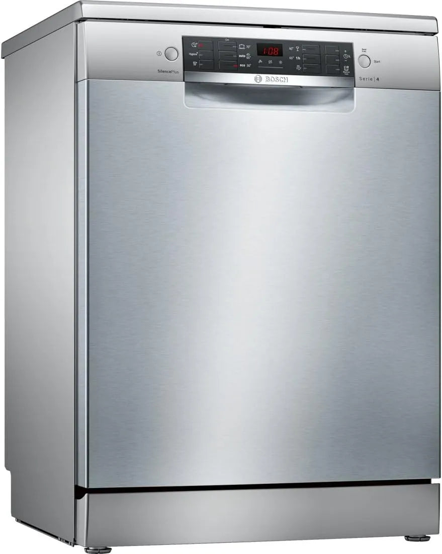 Bosch lave-vaisselle SMS46KI01E 13places, Serie 4 Autonome A++, largeur 60 cm, lave-vaisselles, Acier inoxydable, Taille maximum, boutons, LED