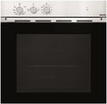 Four GFMG51IX, 2 vitres, traditionnel Convection naturelle, Inox, Porte classique, capacité 62 litres, encastrable émail lisse Glem