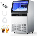 Vevor machine à glaçons kg/24, 24 h, Commerciale 59 kg, Appareil de Préparation de Glaçons avec Capacité de Stockage de 15 kg, Restaurant Bar