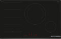 Bosch plaque de cuisson PXE831HC1E, Série 6, Induction, largeur 60 cm, 4 Feux, finition noire
