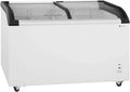 Congélateur RCFZ-355 Royal Catering, C Bahut Professionnel, 355 L, 4 Corbeilles, 18 À -25°C, 2 clés, Acier, Alu, Portes Coulissantes, Verrou