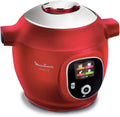 Moulinex CE851500, Multicuiseur Intelligent Cookeo+ 6L 6 Modes de Cuisson 150 Recettes Préprogrammées Jusqu'à 6 Personnes Rouge