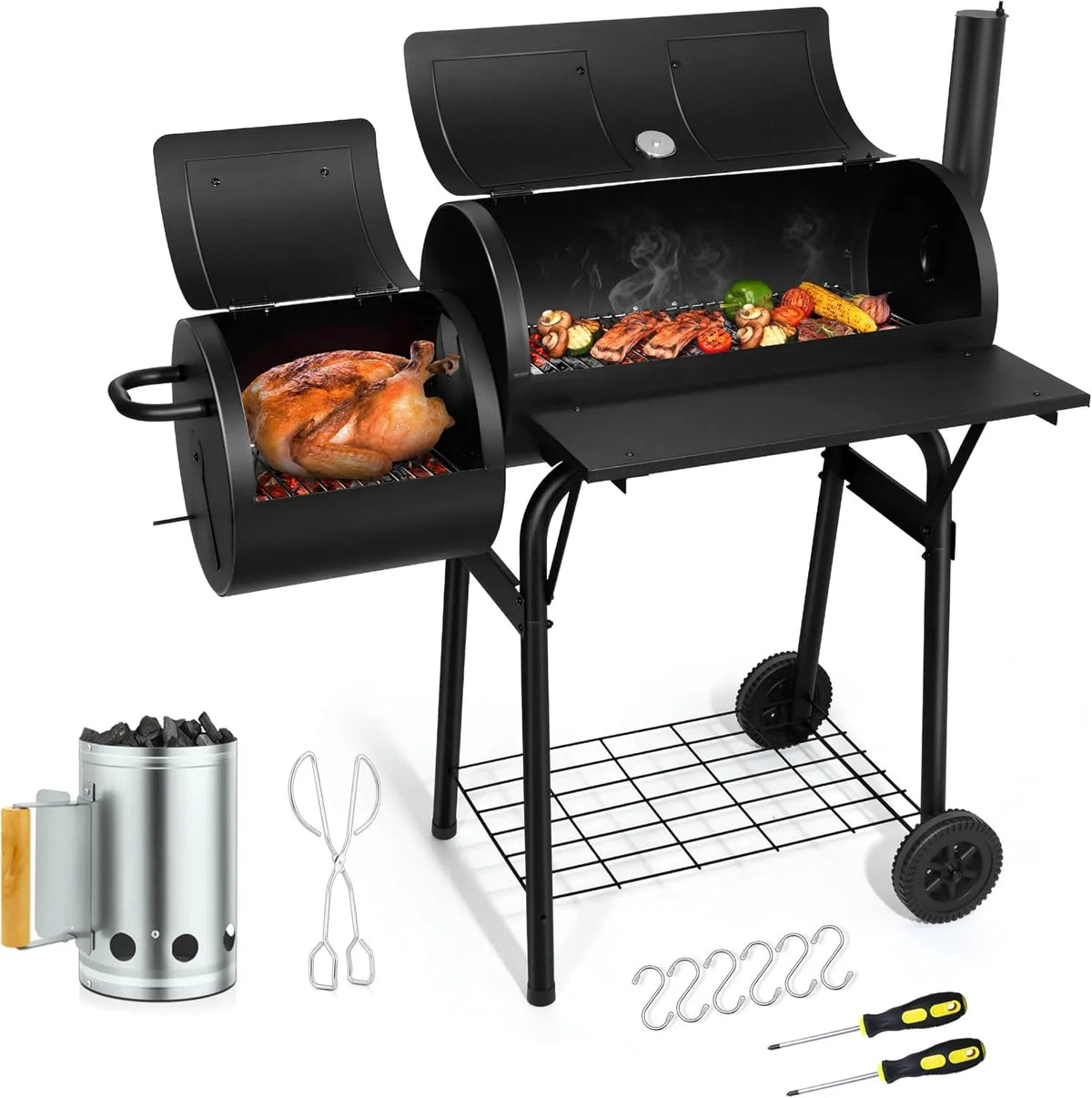 Barbecue Joyfair Ensemble de, 11, au charbon de bois