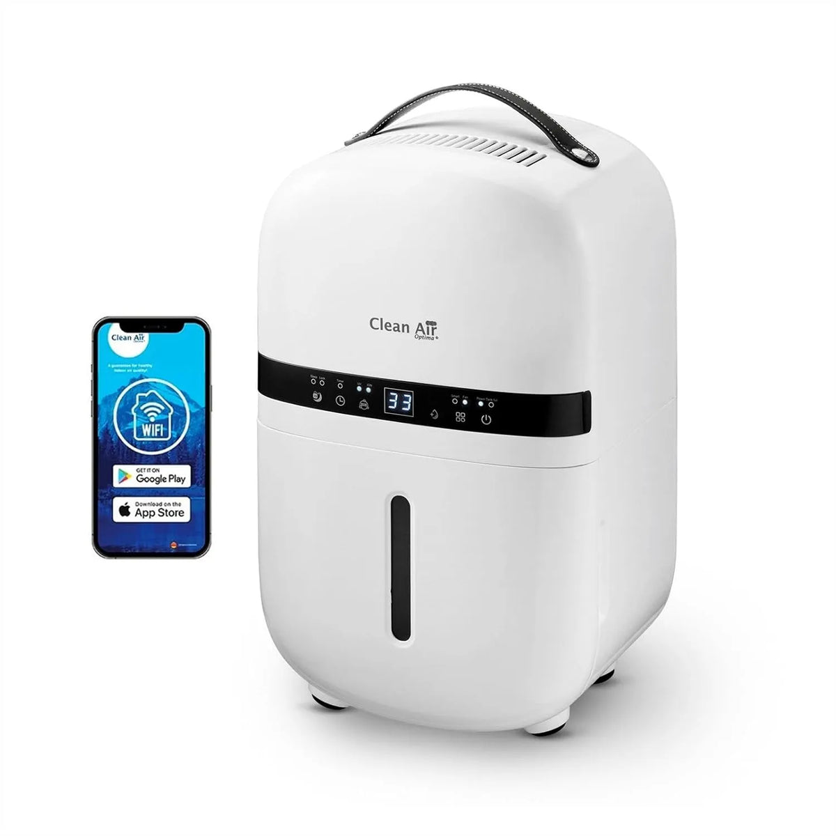 Déshumidificateur CA-702, ioniseur et UV-C Convient jusqu'à 20 m², j Filtre HEPA