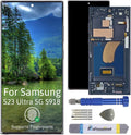 S23 S918 It'Go Écran, tactile OLED Full HD pour Ultra 5G avec lecteur d'empreintes digitales, écran LCD de remplacement avec outils, avec cadre