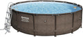 Bestway pompe, Kit piscine en acier de la série Deluxe, dimensions: 427 x 107 cm, à filtre et accessoires