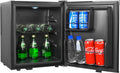 Modèle Minibar GMB2038B METRO Professional, dimensions 43 x 41.5 x 51 cm, capacité 38 L, 1 Étagère, Thermostat Mécanique, Éclairage Intérieur LED