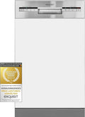Exquisit lave-vaisselle EGSP1009-EB-030E, Inox encastrable semi-intégré 45 cm LED 9 couverts 45 cm partiellement intégré