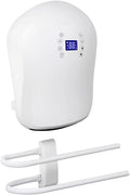 Sèche-serviettes 24h IP24 DREXON, Double Barre Porte-Serviettes Indépendante, Thermostat Électronique, Salle de Bain, Soufflant Électrique 2000 W