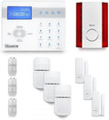 Alarme maison, Compatible Box internet, sans fil ICE-Bi 3 à 4 pièces mouvement + intrusion + sirène extérieure