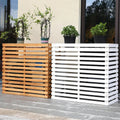 Climatiseur Générique Cache, H 105 x 45 x 95 cm, extérieur en Bois, Grille de Protection, Protection Contre Les intempéries, Support pour Fleurs