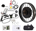 Vélo électrique, Kit de montage de vélo avec 5 niveaux de vitesse réglables, Kit de conversion E-Bike 20 pouces 48V 1500W pour, 50km/h