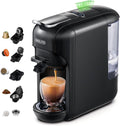 Cafetière MK-606 Cafelffe, 44 mm ESE et le café moulu, machine à expresso chaud, compatible avec les capsules K-Cup, DG, 7 niveaux d'eau, froid