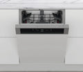 Whirlpool lave-vaisselle WB 6020 P, semi-encastré: Couleur inox, grande capacité