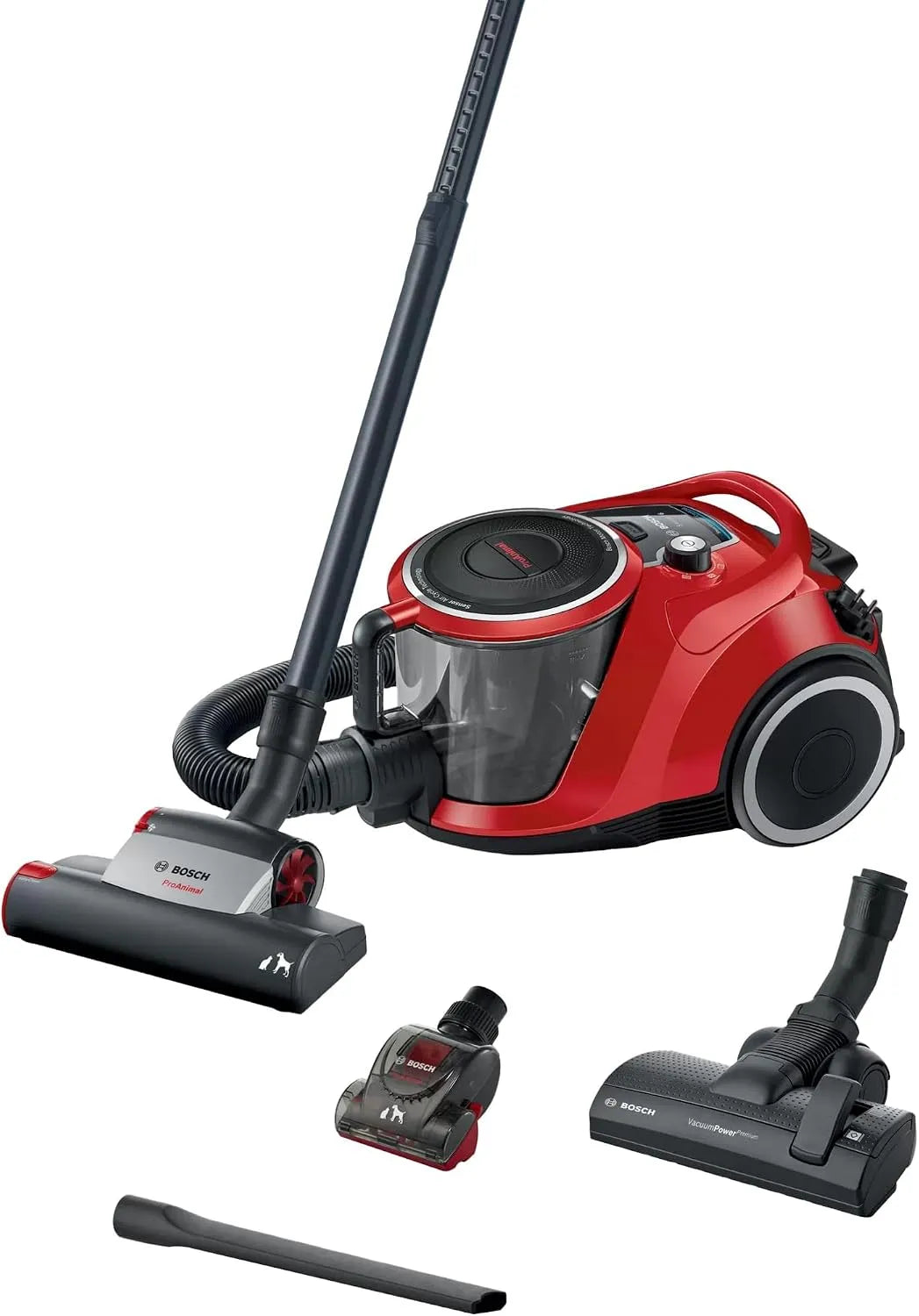 Bosch aspirateur BGC41PET, Filtre hygiénique, sans Sac série 6, puissance 700 W, pour parquet, Tapis, carrelage, Turbo, Silencieux