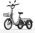 Tricycle électrique AG1 cysum Pro, vélo électrique Pliable 16'', Vitesse maximale de 25 km/h et autonomie de 80 km, Batterie 48V 20Ah