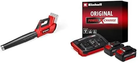 Einhell souffleur de feuilles GP-LB 36, tension 36 V, + Twincharger et 2 Batteries 4,0Ah, Mot. sans Charbon, débit d'air 230 km/h