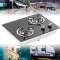 Cuisinière à gaz, Puissance Panneau En Verre Trempé pour Bateau Caravane Camping-car