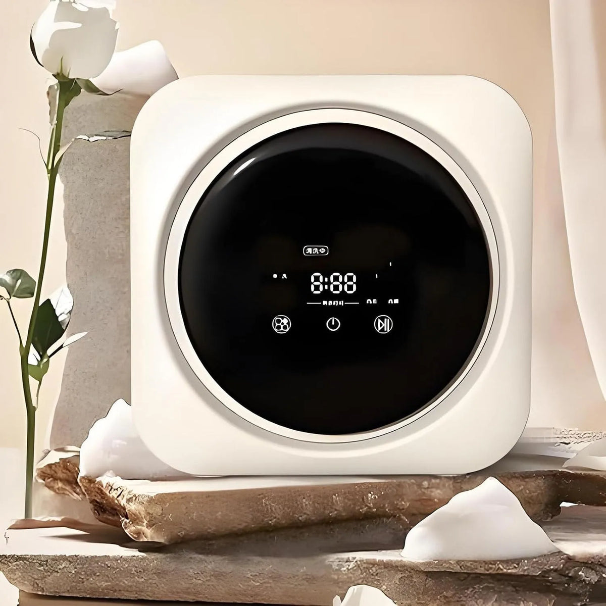 Lave-linge, entièrement automatique, capacité de 3 kg, mural automatique miniature, à à chargement frontal, avec essoreuse intégré