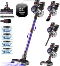 Aspirateur sans fil Pa/50 H13, 45 000 Pa, HEPA, pour sols durs, Poils d'animaux, 50 Minutes avec écran Tactile, Brosse Anti-enchevêtrement, Tapis