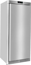 Réfrigérateur GRE6600S METRO Professional, dimensions 77.5x72x188.5cm, capacité 380L, puissance 300W, 5 clayettes réglables, Inox, avec serrure