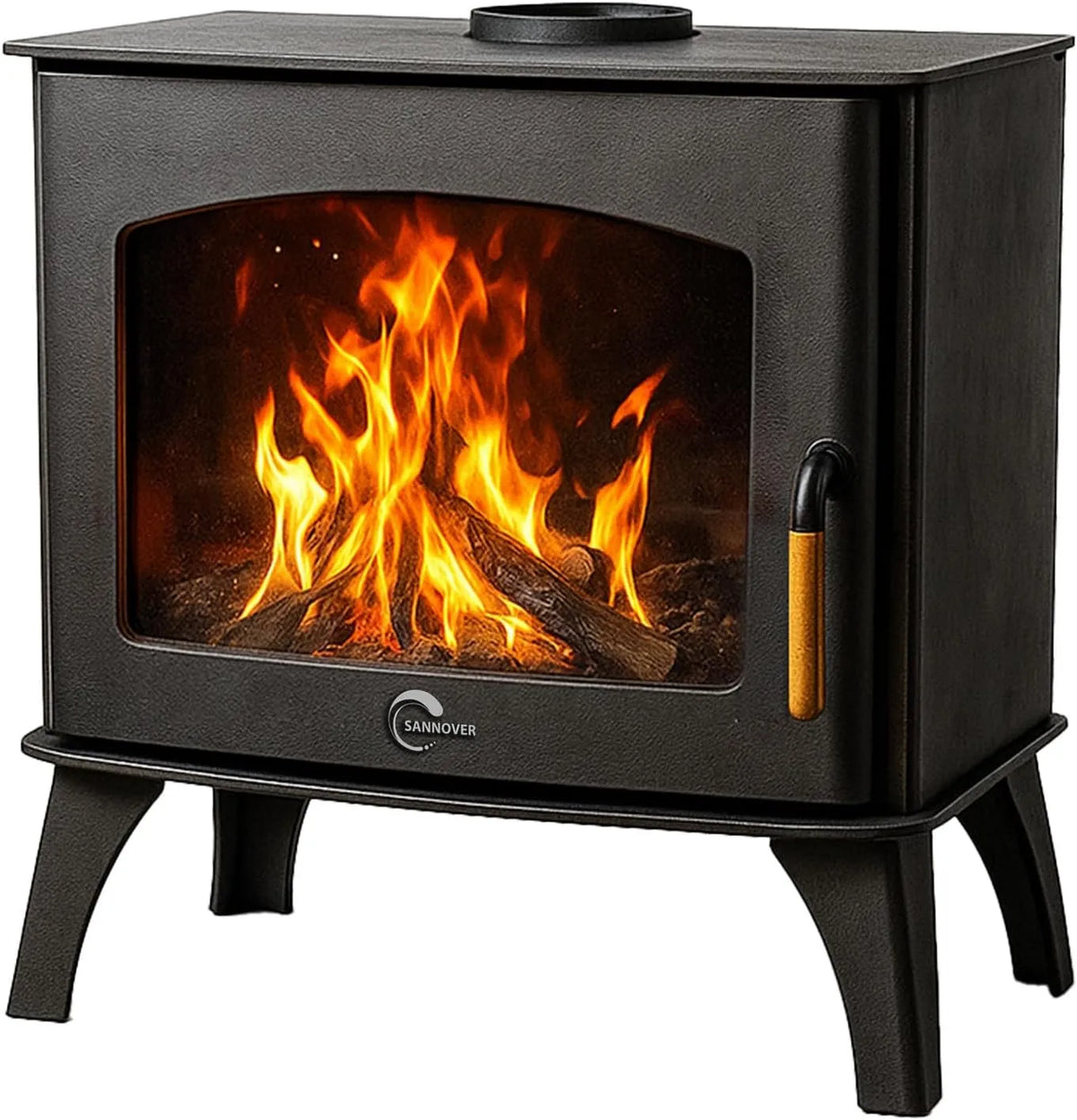 Poêle à bois, Dita 13,1 kW Bûche 63 cm Sannover