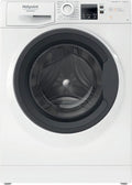 Hotpoint Ariston lave-linge NF97WK 1400, 76dB, Tambour en Acier Inoxydable de 9 Kg, 16 Programmes, Classe Énergétique A, IT Installation Libre
