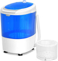 Lave-linge GX24977-PE Giantex Mini, capacité de 5 livres, compact, appartement, camping-car, Giantex Mini et machine à filer, semi-automatique