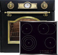 Cuisinière EH 6355 EM KCT 6715 F Kaiser, set Retro Four électrique Table de cuisson vitrocéramique 60 cm